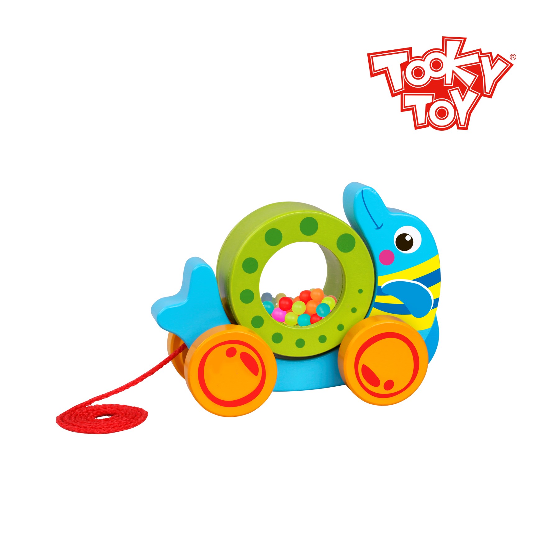 TOOKY TOY / プルアロング　ローリングドルフィン