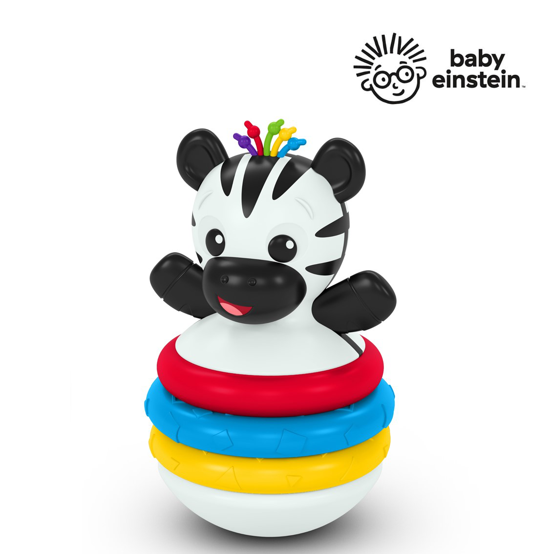 baby einstein / ゆらゆら積み重ね歯固め・しまうま