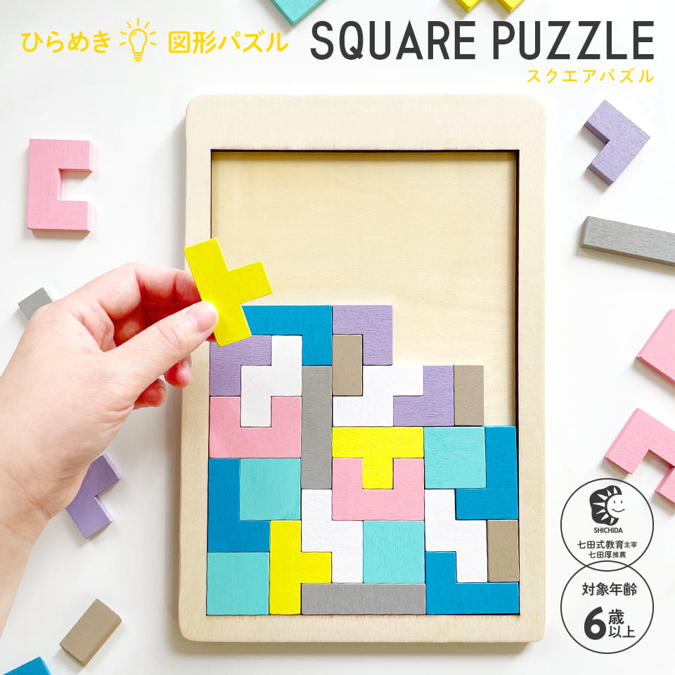 SilverBack / ひらめき図形パズル SQUARE PUZZLE